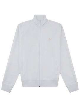 Chaqueta Fred Perry Chandal Cinta Blanca Hombre