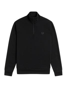 Sudadera Fred Perry Cremallera Banda Negra Hombre