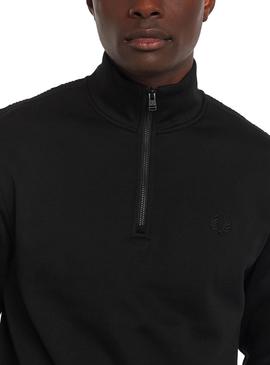 Sudadera Fred Perry Cremallera Banda Negra Hombre