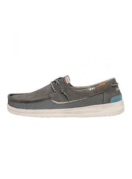 Zapatos Hey Dude Welsh Grip Gris Para Hombre