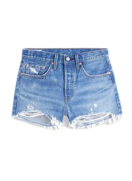 Shorts Levis 501 Original Athens Mid Para Mujer