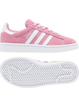 Zapatillas Adidas Campus C Rosa Claro Para Niña