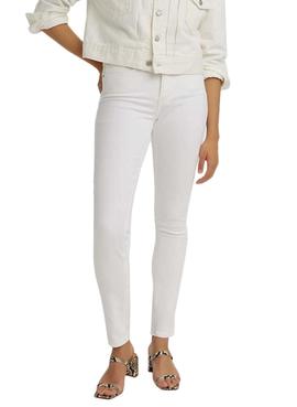 Pantalón Vaquero Levis 311 Skinny Blanco Mujer