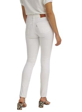 Pantalón Vaquero Levis 311 Skinny Blanco Mujer