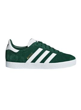 Zapatilla Adidas Gazelle Verde Niño y Niña