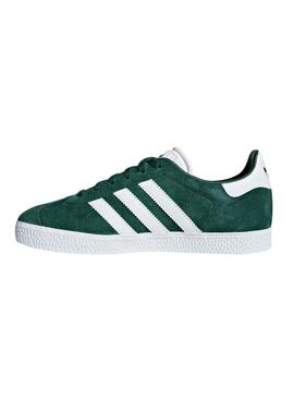 Zapatilla Adidas Gazelle Verde Niño y Niña