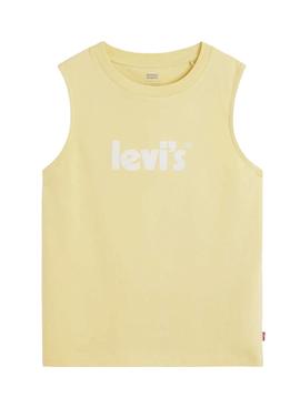 Camiseta Levis Graphic Band Amarilla para Mujer