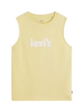 Camiseta Levis Graphic Band Amarilla para Mujer