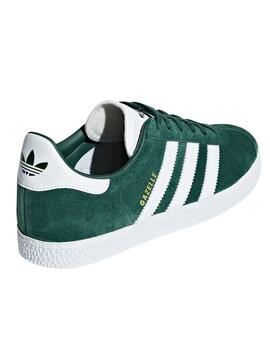 Zapatilla Adidas Gazelle Verde Niño y Niña