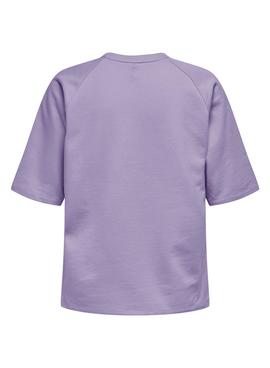 Camiseta Only Dreamer Life Lila para Mujer