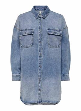 Camisa Vaquera Only Kasia Denim Azul para Mujer