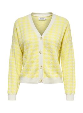 Cardigan Only Vega Amarillo para Mujer