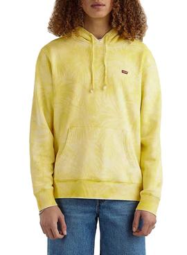 Sudadera Levis Original Estampada Amarilla Unisex