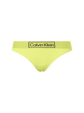 Tanga Calvin Klein Amarillo para Mujer