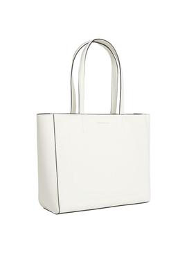 Bolso Calvin Klein Sculpted Shopper29 Blanco Mujer