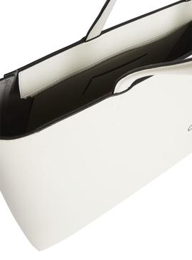 Bolso Calvin Klein Sculpted Shopper29 Blanco Mujer