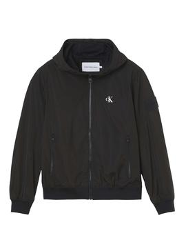Chaqueta Calvin Klein Harrington Negra para Hombre