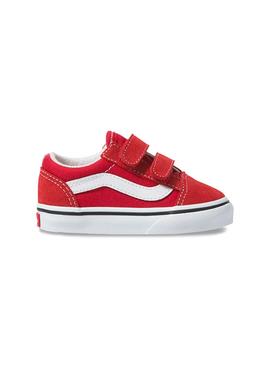 Zapatillas Vans Old Skool Rojas para Mini