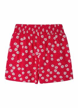 Short Pepe Jeans Lamar Estampados Rojo para Niña