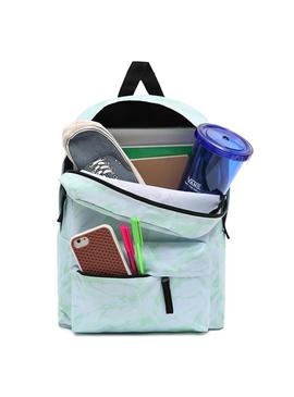 Mochila Vans Realm Backpack Flor Verde para Kids
