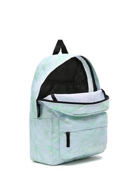 Mochila Vans Realm Backpack Flor Verde para Kids