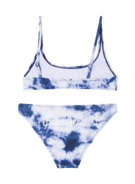 Bikini Pepe Jeans Florence Tie Dye Azul para Niña