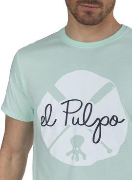 Camiseta El Pulpo New Colour Splash Verde Hombre