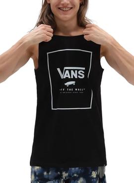 Camiseta Vans Print Box Negra Para Chico