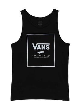 Camiseta Vans Print Box Negra Para Chico