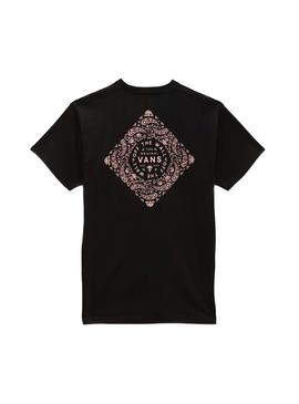 Camiseta Vans Bandana Paisly Negra Para Hombre