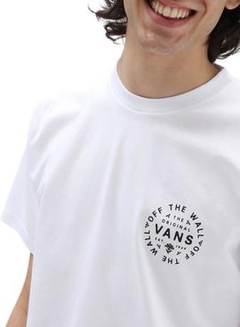 Camiseta Vans Bandana Paisly Blanca Para Hombre