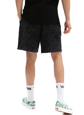 Bermuda Vans Mineral Wash Negra Para Hombre