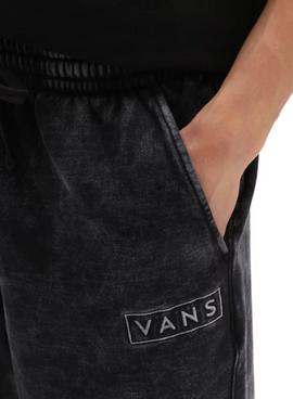 Bermuda Vans Mineral Wash Negra Para Hombre