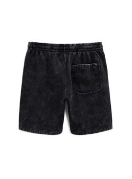 Bermuda Vans Mineral Wash Negra Para Hombre