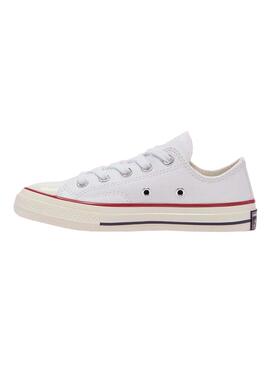 Zapatillas Converse Chuck 70 Low Blanco Para Niños