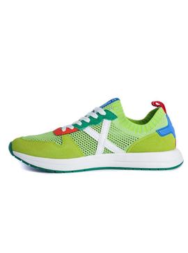 Zapatillas Munich NET 19 Verde Para Hombre