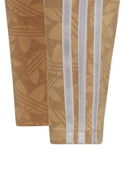 Leggings Adidas Originals Logos Beige para Niña