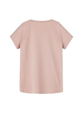 Camiseta Name It Hilea Animal Rosa para Niña