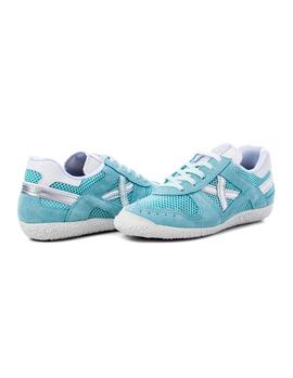 Zapatillas Munich Mini Goal 1430 Turquesa Niña