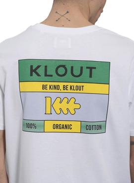 Camiseta Klout Tabla Blanca para Hombre y Mujer