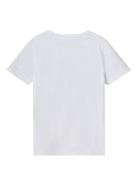 Camiseta Name It x Minecraft Blanca para Niño