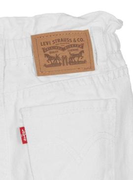 Pantalón Vaquero Levis High Loose Paperbag Blanco
