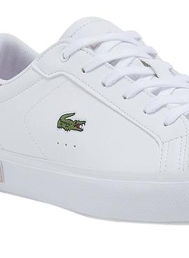 Zapatillas Lacoste Powercourt 0721 1 SUJ Blancas