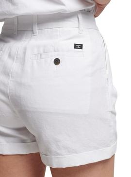 Short Superdry Studios Blanco para Mujer