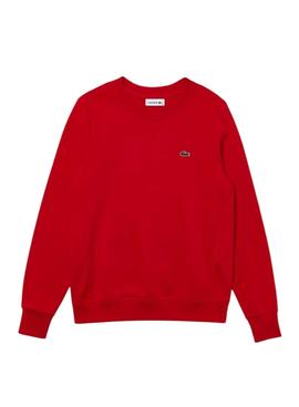 Sudadera Lacoste Sport Roja Para Mujer