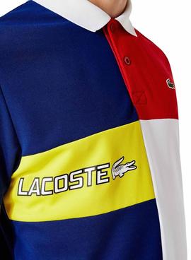 Polo Lacoste Sport Colorblock Para Hombre
