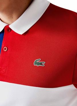 Polo Lacoste Sport Colorblock Para Hombre