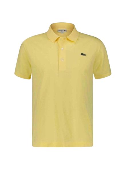 Polo Lacoste Basico Amarillo Para Hombre