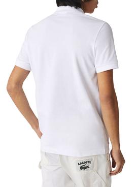 Polo Lacoste Made In France Blanco Para Hombre