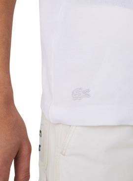 Polo Lacoste Made In France Blanco Para Hombre